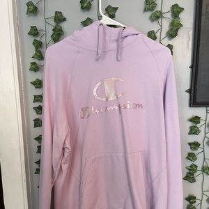 Purple Champion hoodie